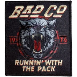 Bad Company Runnin With The Pack Iron-On Patch