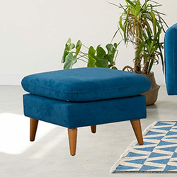 Atelier Del Sofa Tabure, Sofia Puf - Temno modra