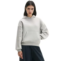 Cropp - Dukserica sa kapuljačom i printom - light grey