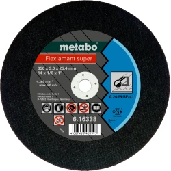 Metabo Rezna Ploca za Celik A 24M 350x3x25.4 616338000