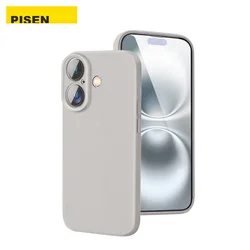 Pisen Maska za mobilni telefon iPhone 16, Siva