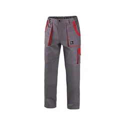 Canis Radne pantalone do struka luxy josef sivo-crvene vel.56 ( 55215 )