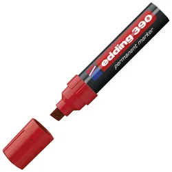 Marker permanentni 4-12mm edding 390 rdeči