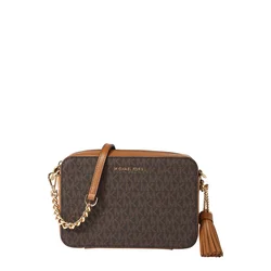 Michael Kors Ginny Medium Torbica za čez ramo 382748 Rjava