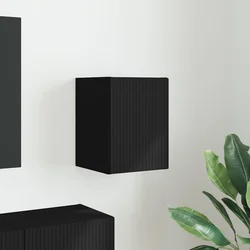 TV zidni ormar Zidne Crna 30 x 31 x 40 cm Konstruirano drvo