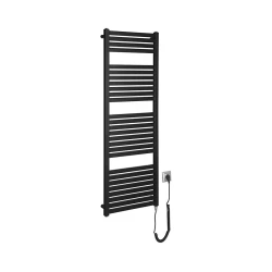 Aqualine - Kupatilski električni radijator TONDI-E 500W 133x45 cm mat crna
