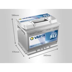 Varta Akumulator Dynamic Sli, 12V, 60Ah