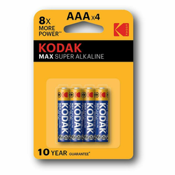 KODAK PILAS Alkalin Super Max Aaa LR3, (21100907)