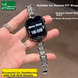 Chensong Zamenska narukvica za pametni sat za Huawei Watch Fit3/fit4/4Pro, Srebrna