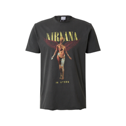AMPLIFIED Majica NIRVANA IN UTERO, črna, siva