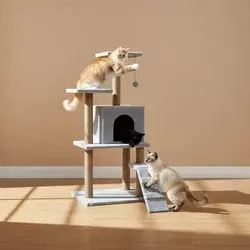 Paws & Whiskers Kućica za mačke, Siva