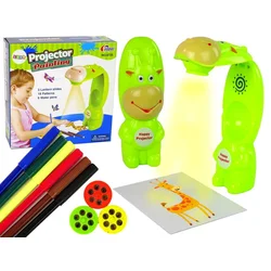 slomart Projektor za risanje LEAN TOYS Krówka, zelen