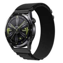 BStrap Nylon Loop pašček za Xiaomi Watch S1 Active, black