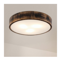 Brilagi - LED stropno svetlo CARVALHO SMOKEY LED/36W/230V, hrast, prečnik 47,5 cm