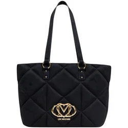 Love Moschino  BORSA VELOUR PL JC4312PP0N  Črna