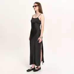 Cropp - Crna maxi haljina - CRNO