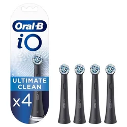 Oral-B iO Ultimate Clean zamenske glave za električnu četkicu, 4 kom, crna