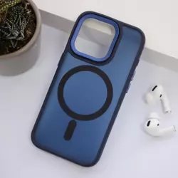 Maska Mag Case Candy Shield za iPhone 16 Pro Max tamno plava