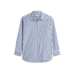 TOMMY HILFIGER Bluza ESS modra/bela