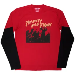 Twenty One Pilots Live Scribble Black & Red 2XL Majica