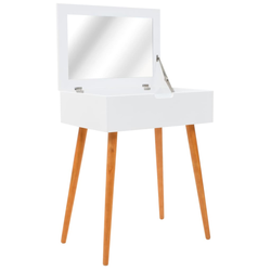 Toaletni stolić od MDF-a s ogledalom 60 x 40 x 75 cm