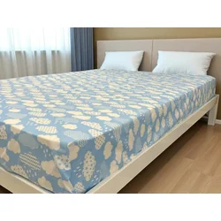 Čaršav Ranforce 220x240cm bez lastiša dezen Oblak ( VLK000535-oblak )