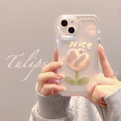Yingkaida Maska za mobilni telefon iPhone 13, Providna