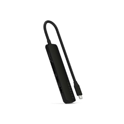 SATECHI 6-in-1 USB-C Slim Multiport Adapter - crni (ST-P6SK)
