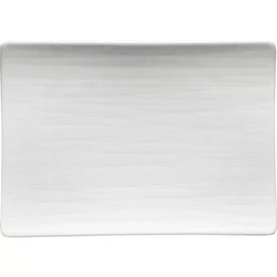Rosenthal plitev krožnik Mesh 18x13 cm, bela (6 kos)