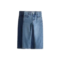 The Set Kavbojke mornarska/moder denim