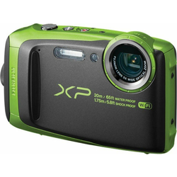 Fujifilm FinePix XP120 Lime Black Fuji XP-120 zeleno crni vodootporni podvodni digitalni fotoaparat WiFi remote 5x zoom 16.4Mpx 28mm BSI-CMOS sensor Digital camera