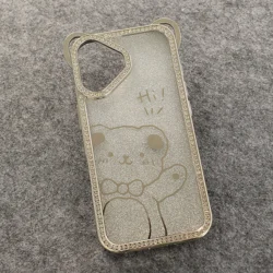 Maska HiBear za iPhone 16 srebrna