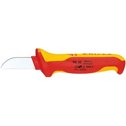 Knipex Nož za električare 1000V VDE ravni 190mm 98 52