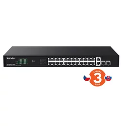 TENDA Svič 10/100/1000 26-port + 2SFP Tenda TEG1128P-24-250W/24-Port PoE