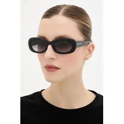 Sončna očala Alexander McQueen ženska, črna barva, AM0527S