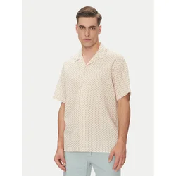 Jack & Jones Srajca Luke 12277185 Bež Relaxed Fit