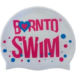 Borntoswim silicone cap junior bela