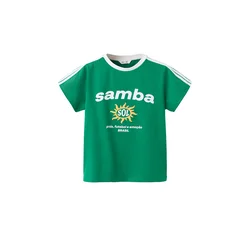 MANGO KIDS Majica BRASIL rumena / zelena / bela