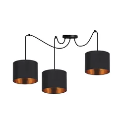 Candi Lux Viseća Lampa Crna 3 3x40W E27