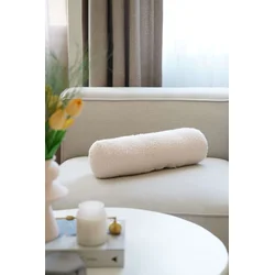 Aberto Design Ukrasni jastuk Teddy Roller, 50x14x14 cm, Beli