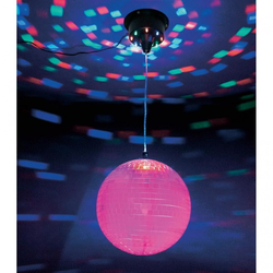 LED disko kugla sa zrcalima smotorom 20 cm