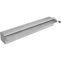 Pravokutna fontana za bazen s LED svjetlom nehrđajući čelik 60 cm
