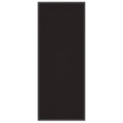 Vidaxl Predpražnik črn 60x150 cm