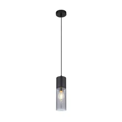 Globo 21000HB - Luster na sajli ANNIKA 1xE27/25W/230V prečnik 10,5 cm crna