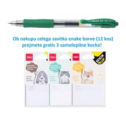 Pilot Gel pisalo. G2 0.5 avtomatsko. Zeleno.