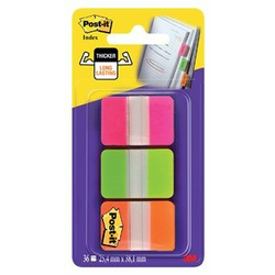 3M Post-It papirići 686-PGOT, neon, 3/1