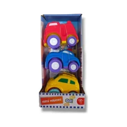 Infunbebe igracka za bebe mini vozila 3u1 12m+ ( PL2884 )