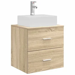 Umivaonik s policom Hrast sonoma 49,5 x 41 x 62,5 cm