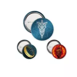 Bedževi AbyStyle - Lord Of The Rings - Middle Earth - Badge Pack