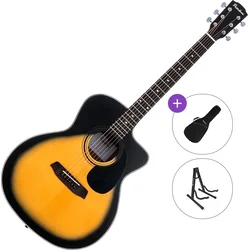 Pasadena PGC-100 Standard SET Sunburst Akustična kitara Jumbo